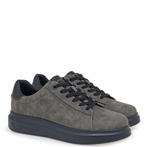 Renato Garini MARCELLO-2215WE Ανδρικά Sneakers Χακί Nubuck/Μαύρο Renato Garini MARCELLO-2215WE Ανδρικά Sneakers Χακί Nubuck/Μαύρο