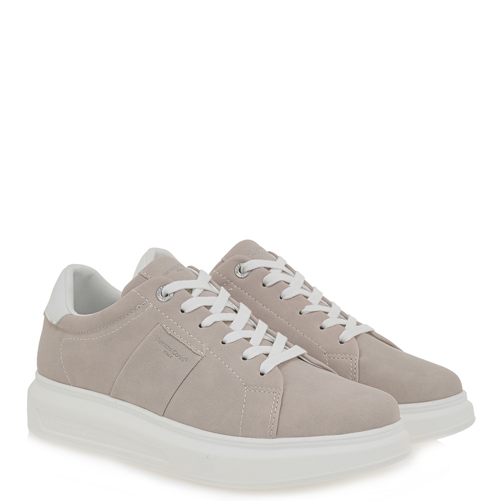 RENATO GARINI</br>Ανδρικά Sneakers Πάγος Nubuck/Λευκό MARCELLO-2401 Renato Garini RENATO GARINI</br>Ανδρικά Sneakers Πάγος Nubuck/Λευκό MARCELLO-2401 Renato Garini