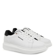 Ανδρικά Sneakers Λευκό/Μαύρο MARCELLO-615 Renato Garini