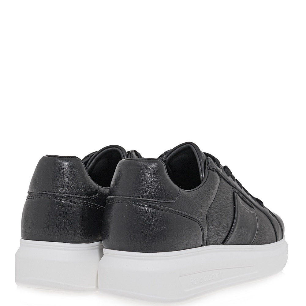 RENATO GARINI</br>Renato Garini MARCELLO-630 Ανδρικά Sneakers Μαύρο/Μαύρο Grain/Λευκό RENATO GARINI</br>Renato Garini MARCELLO-630 Ανδρικά Sneakers Μαύρο/Μαύρο Grain/Λευκό
