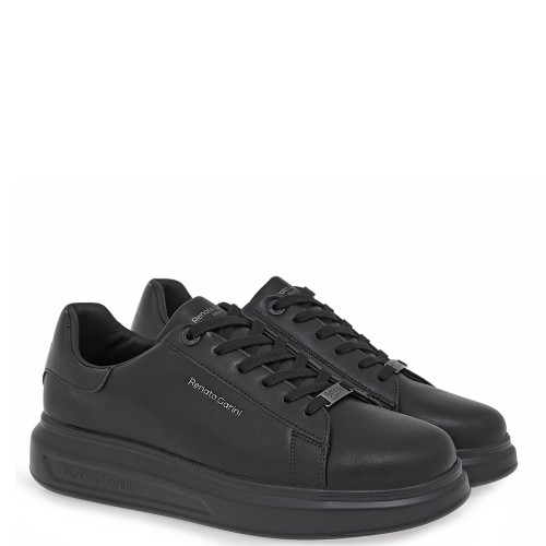 Renato Garini MARCELLO-724WM Ανδρικά Sneakers Μαύρο Ματ/Μαύρο Βερνί Renato Garini MARCELLO-724WM Ανδρικά Sneakers Μαύρο Ματ/Μαύρο Βερνί