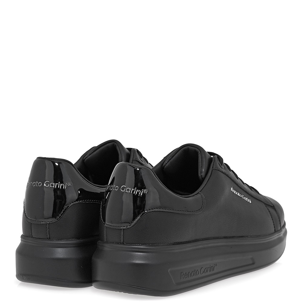RENATO GARINI</br>Renato Garini MARCELLO-724WM Ανδρικά Sneakers Μαύρο Ματ/Μαύρο Βερνί RENATO GARINI</br>Renato Garini MARCELLO-724WM Ανδρικά Sneakers Μαύρο Ματ/Μαύρο Βερνί