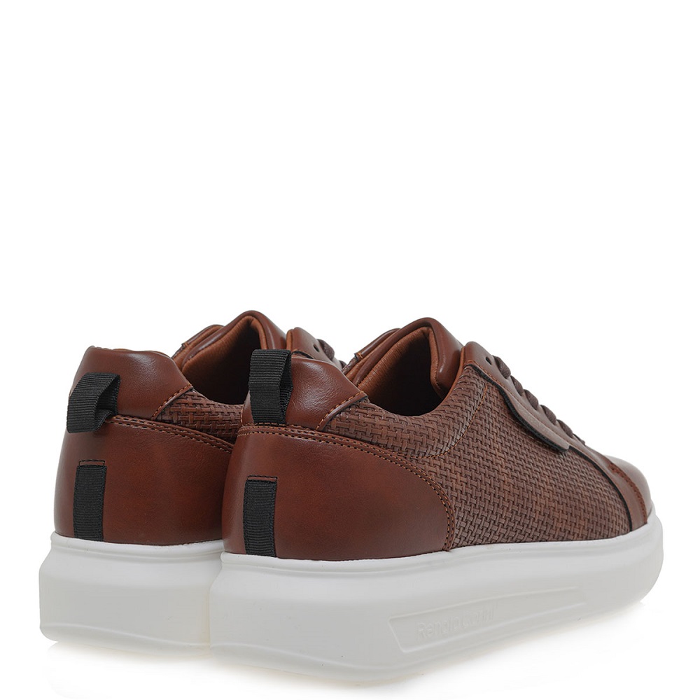 RENATO GARINI</br>Renato Garini MARCELLO-9-028 Ανδρικά Sneakers Ταμπά Σκούρο Πλεκτό RENATO GARINI</br>Renato Garini MARCELLO-9-028 Ανδρικά Sneakers Ταμπά Σκούρο Πλεκτό