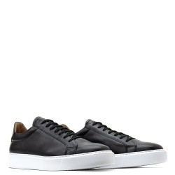 Ανδρικά Sneakers Μαύρο Δέρμα MAX PILOT 4.0 Kalogirou