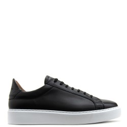 Ανδρικά Sneakers Μαύρο Δέρμα MAX PILOT 4.0 Kalogirou