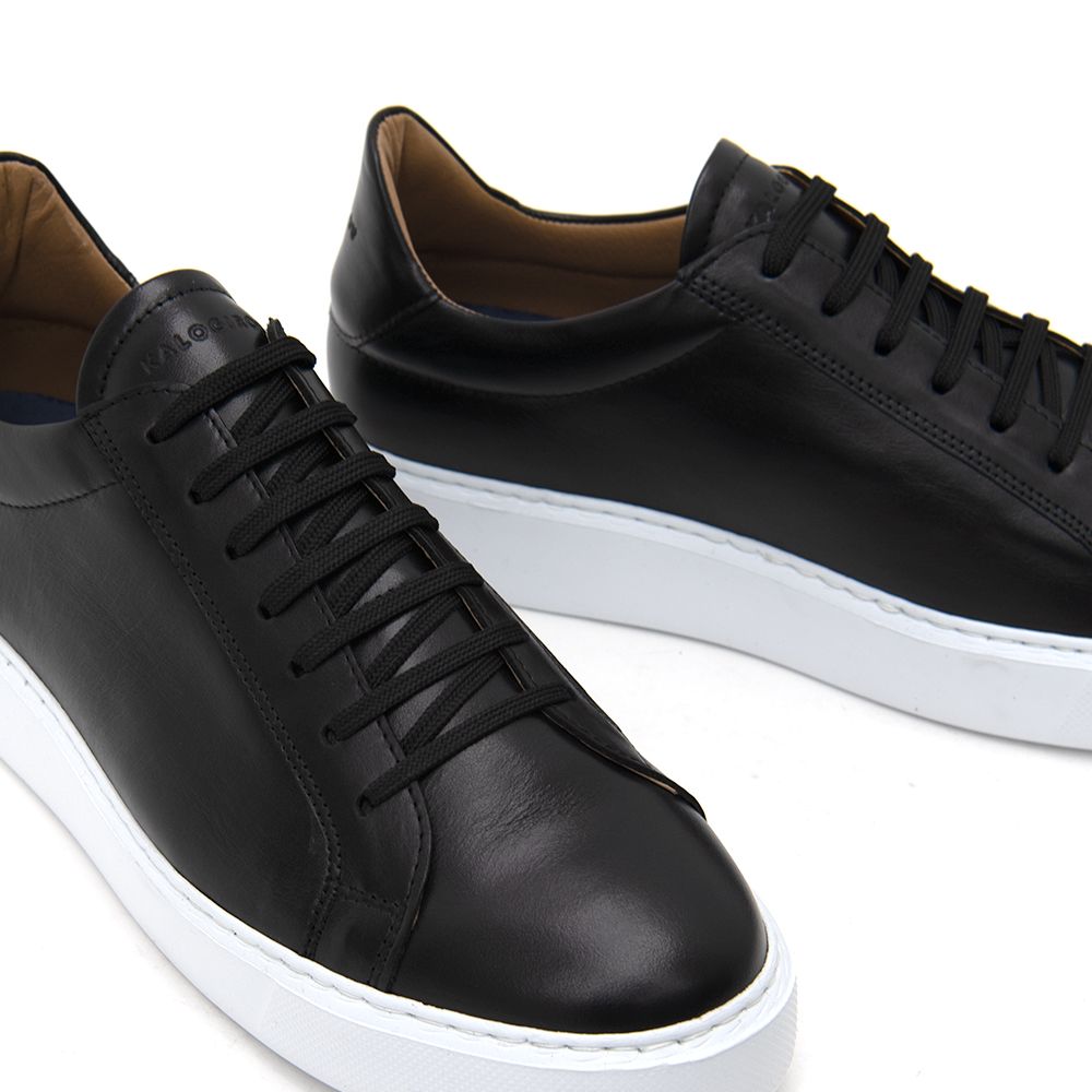KALOGIROU</br>Ανδρικά Sneakers Μαύρο Δέρμα MAX PILOT 4.0 Kalogirou