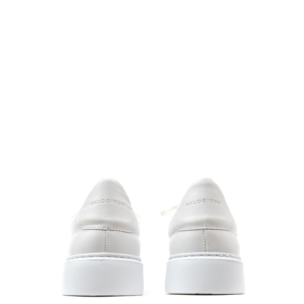 KALOGIROU</br>Ανδρικά Sneakers Λευκό Δέρμα MAX PILOT 4.0 Kalogirou