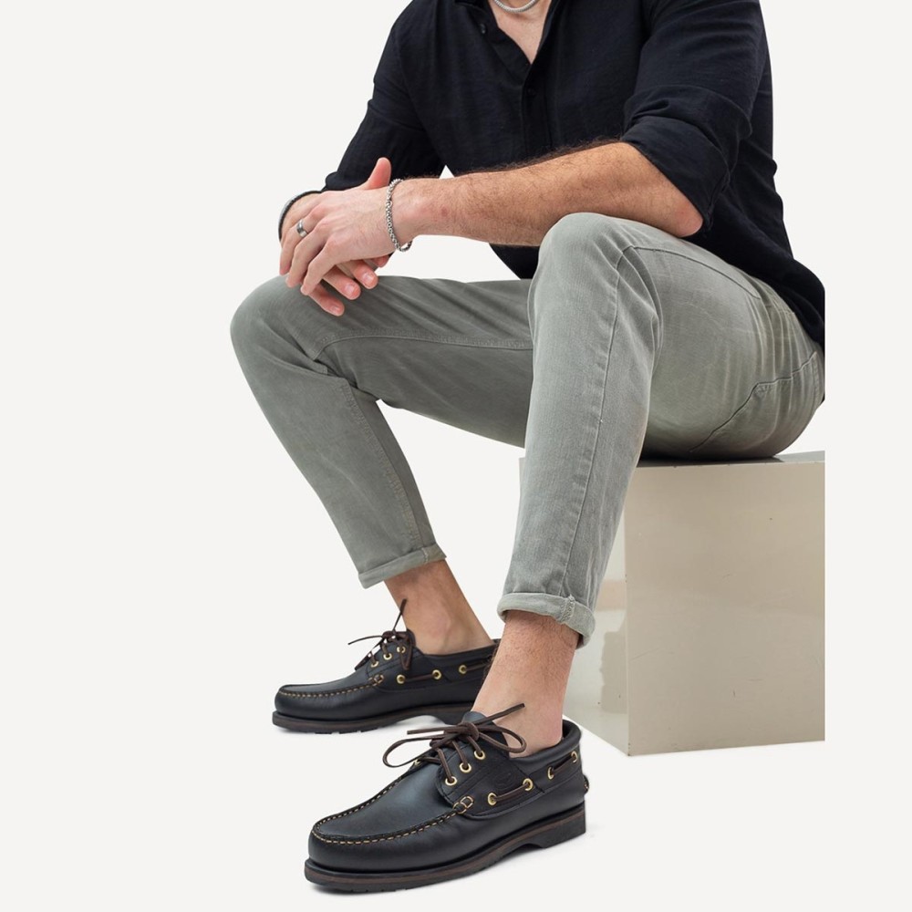 SEA & CITY</br>Ανδρικά Boat-shoes/Ιστιοπλοϊκά Μαύρο Δέρμα C55 MEMPHIS Sea & City SEA & CITY</br>Ανδρικά Boat-shoes/Ιστιοπλοϊκά Μαύρο Δέρμα C55 MEMPHIS Sea & City