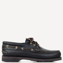 Ανδρικά Boat-shoes/Ιστιοπλοϊκά Μαύρο Δέρμα C55 MEMPHIS Sea & City 