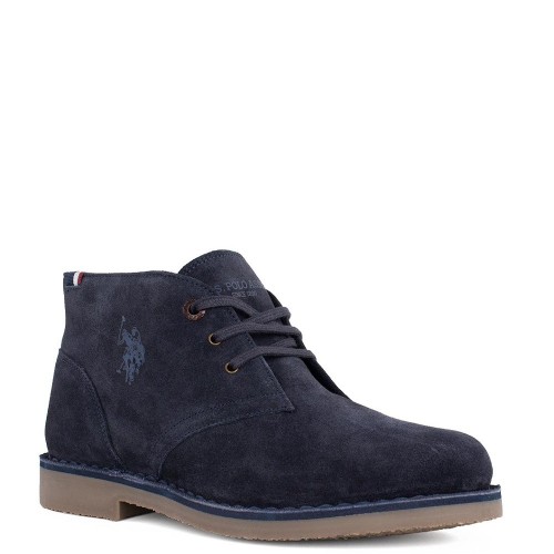 Ανδρικά Μποτάκια Μπλε Suede MUST002-DBL002 U.S. Polo Assn. Ανδρικά Μποτάκια Μπλε Suede MUST002-DBL002 U.S. Polo Assn.