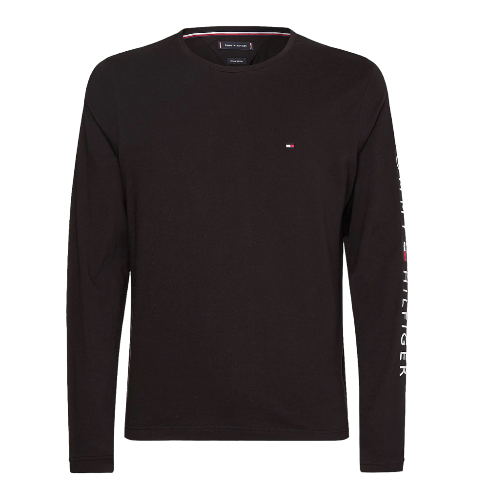TOMMY HILFIGER</br>Ανδρικό T-shirt Μαύρο MW0MW09096-BDS Tommy Hilfiger TOMMY HILFIGER</br>Ανδρικό T-shirt Μαύρο MW0MW09096-BDS Tommy Hilfiger