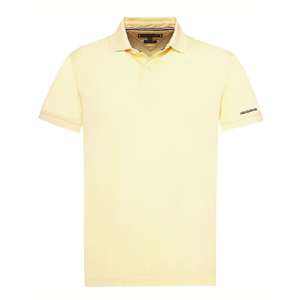 TOMMY HILFIGER</br>Ανδρικό Polo T-shirt Κίτρινο Regular MW0MW10126-716 Tommy Hilfiger TOMMY HILFIGER</br>Ανδρικό Polo T-shirt Κίτρινο Regular MW0MW10126-716 Tommy Hilfiger