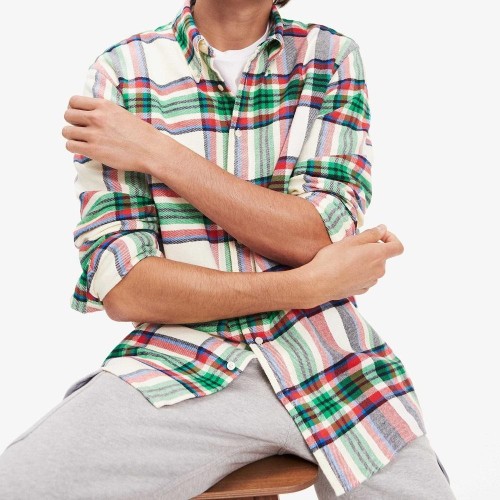 Ανδρικό Πουκάμισο Πράσινο Multi Καρό Relaxed MW0MW10715-OLZ Tommy Hilfiger Ανδρικό Πουκάμισο Πράσινο Multi Καρό Relaxed MW0MW10715-OLZ Tommy Hilfiger