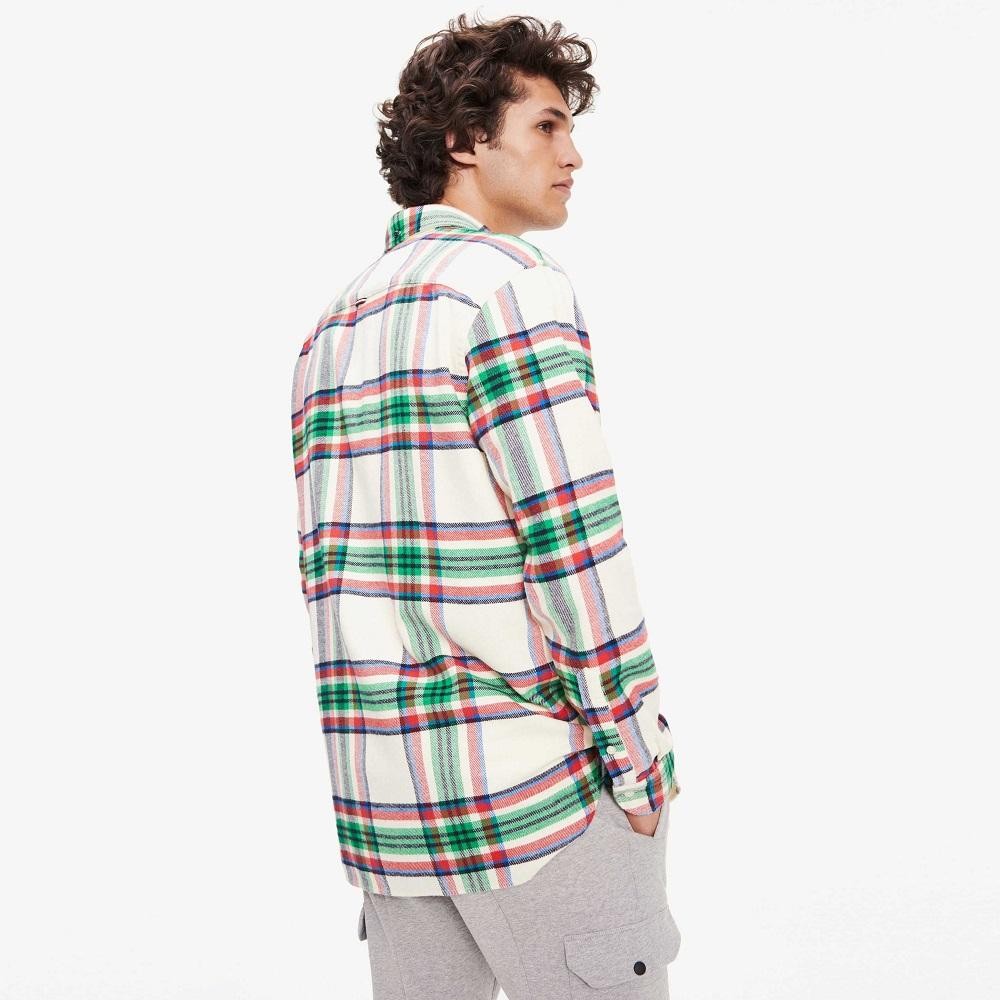 TOMMY HILFIGER</br>Ανδρικό Πουκάμισο Πράσινο Multi Καρό Relaxed MW0MW10715-OLZ Tommy Hilfiger TOMMY HILFIGER</br>Ανδρικό Πουκάμισο Πράσινο Multi Καρό Relaxed MW0MW10715-OLZ Tommy Hilfiger