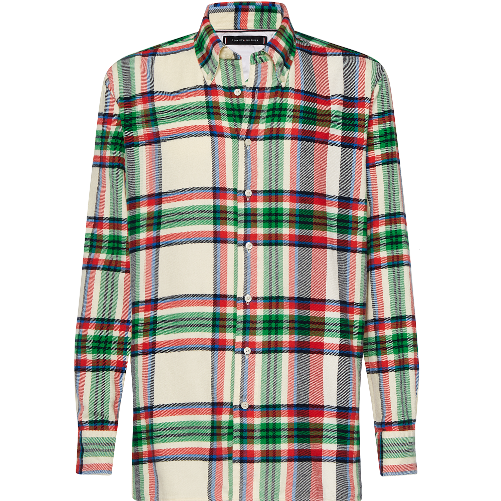 TOMMY HILFIGER</br>Ανδρικό Πουκάμισο Πράσινο Multi Καρό Relaxed MW0MW10715-OLZ Tommy Hilfiger TOMMY HILFIGER</br>Ανδρικό Πουκάμισο Πράσινο Multi Καρό Relaxed MW0MW10715-OLZ Tommy Hilfiger
