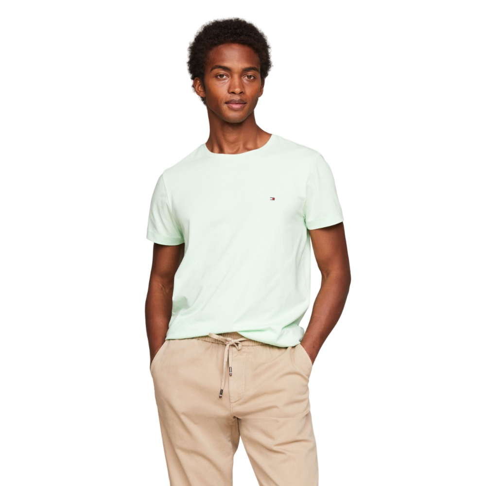 TOMMY HILFIGER</br>Ανδρικό T-shirt Βεραμάν Stretch Extra Slim Fit MW0MW10800-LXZ Tommy Hilfiger TOMMY HILFIGER</br>Ανδρικό T-shirt Βεραμάν Stretch Extra Slim Fit MW0MW10800-LXZ Tommy Hilfiger