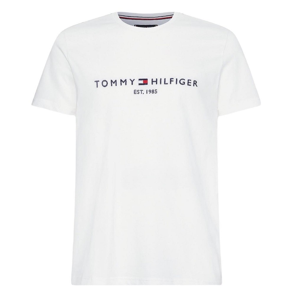 TOMMY HILFIGER</br>Ανδρικό T-shirt Λευκό Slim MW0MW11465-118 Tommy Hilfiger TOMMY HILFIGER</br>Ανδρικό T-shirt Λευκό Slim MW0MW11465-118 Tommy Hilfiger