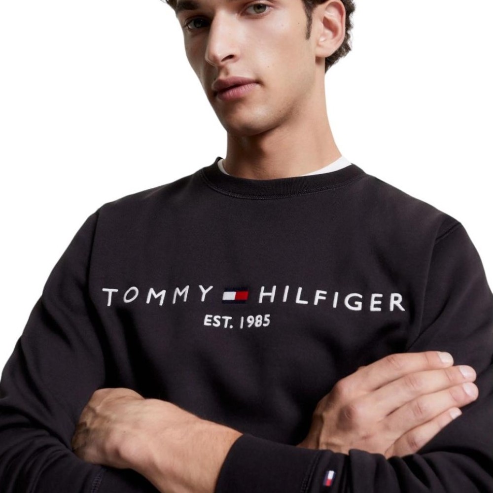 TOMMY HILFIGER</br>Ανδρικό Φούτερ Μαύρο MW0MW11596-BDS Tommy Hilfiger TOMMY HILFIGER</br>Ανδρικό Φούτερ Μαύρο MW0MW11596-BDS Tommy Hilfiger