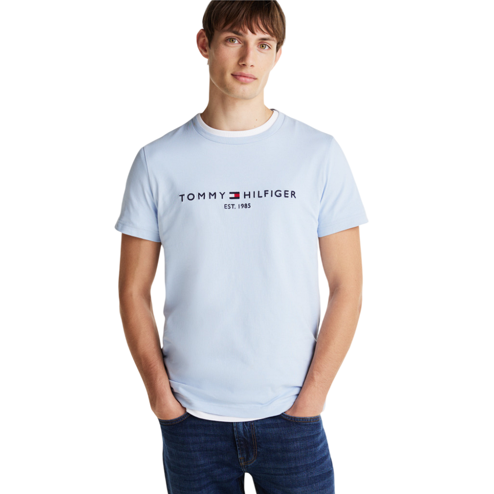 TOMMY HILFIGER</br>Tommy Hilfiger MW0MW11797-C10 Ανδρικό T-shirt Σιέλ Slim