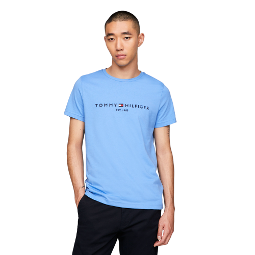 Ανδρικό T-shirt Γαλάζιο MW0MW11797-C30 Tommy Hilfiger