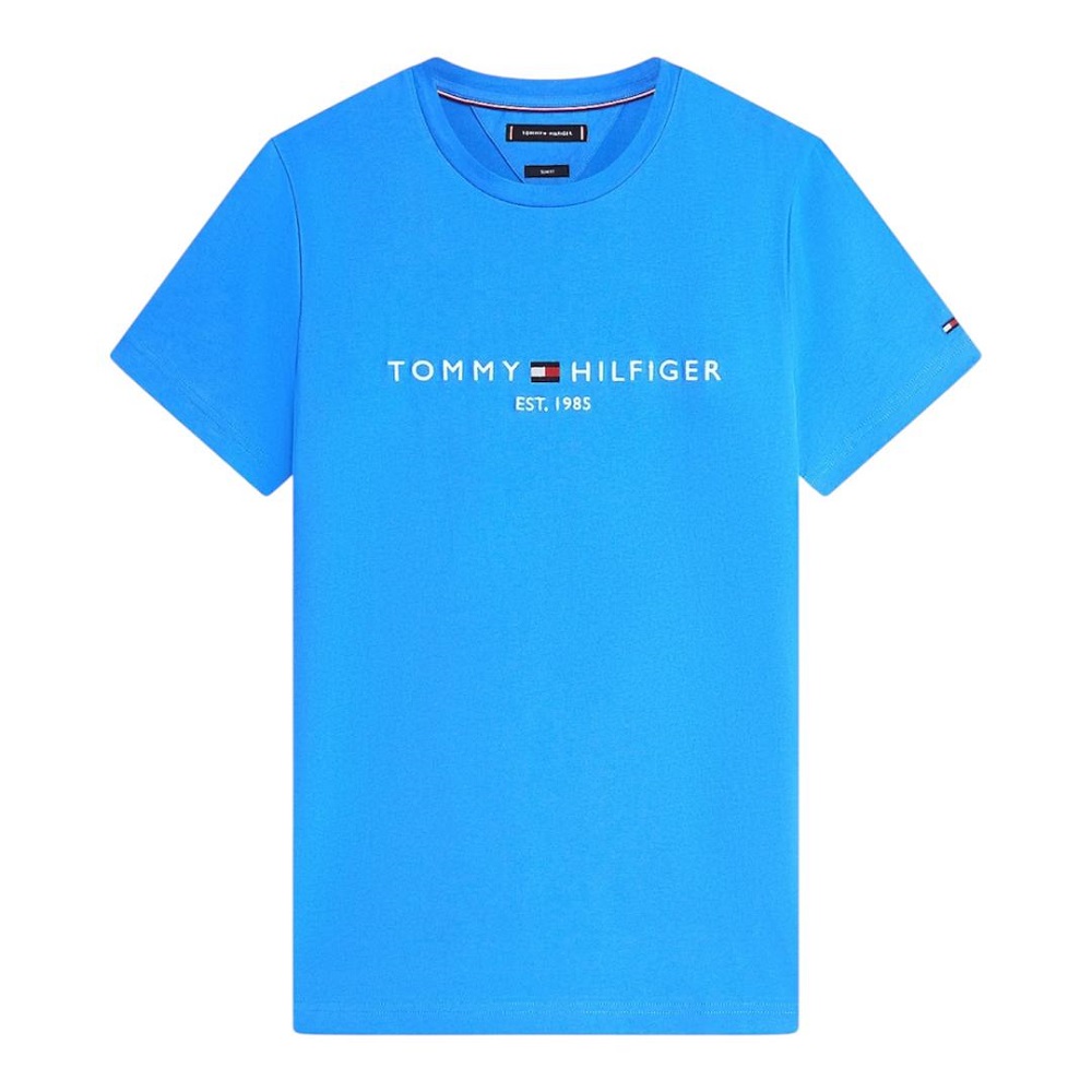TOMMY HILFIGER</br>Tommy Hilfiger MW0MW11797-C4U Ανδρικό T-shirt Γαλάζιο Slim TOMMY HILFIGER</br>Tommy Hilfiger MW0MW11797-C4U Ανδρικό T-shirt Γαλάζιο Slim