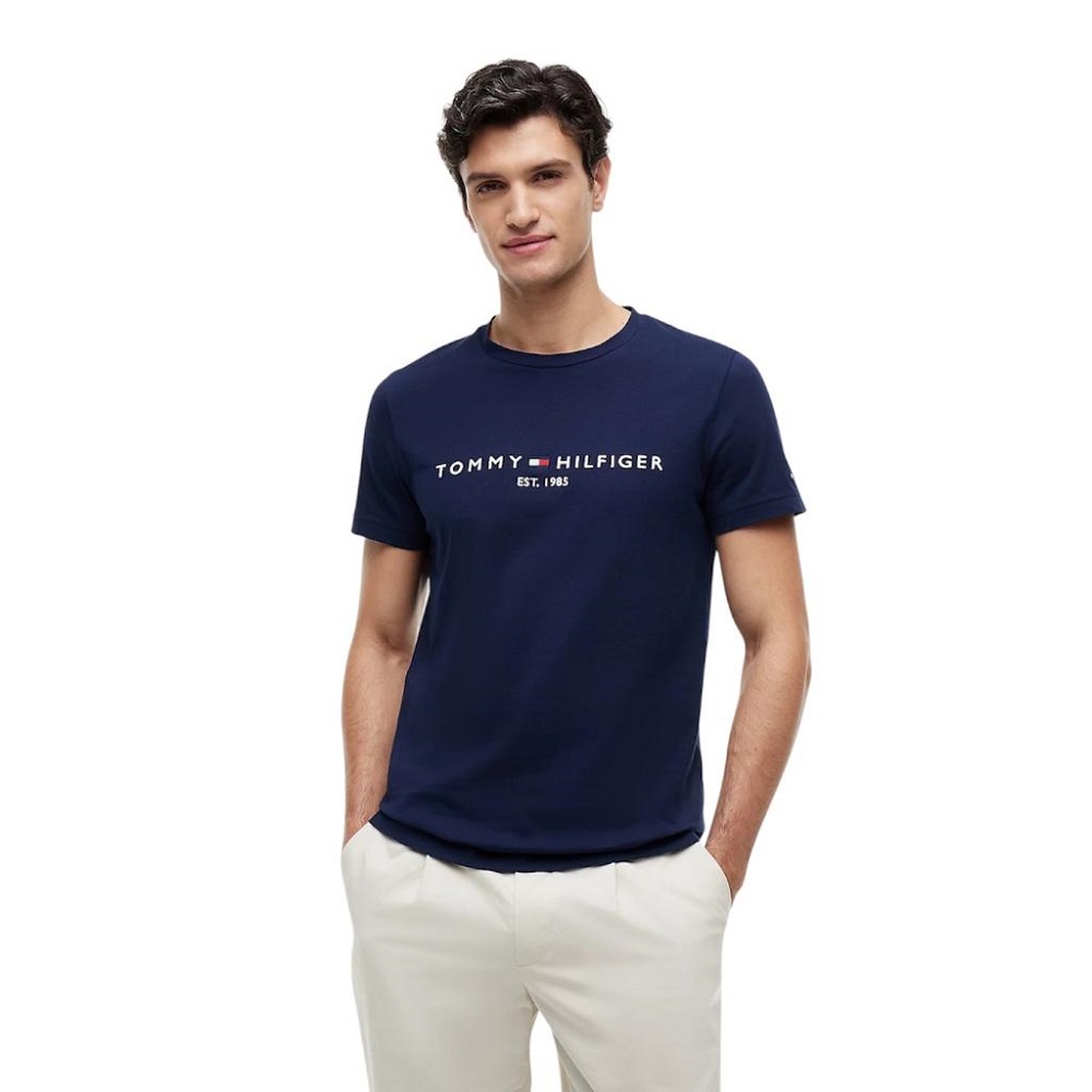 TOMMY HILFIGER</br>Tommy Hilfiger MW0MW11797-DCC Ανδρικό T-shirt Μπλε Slim