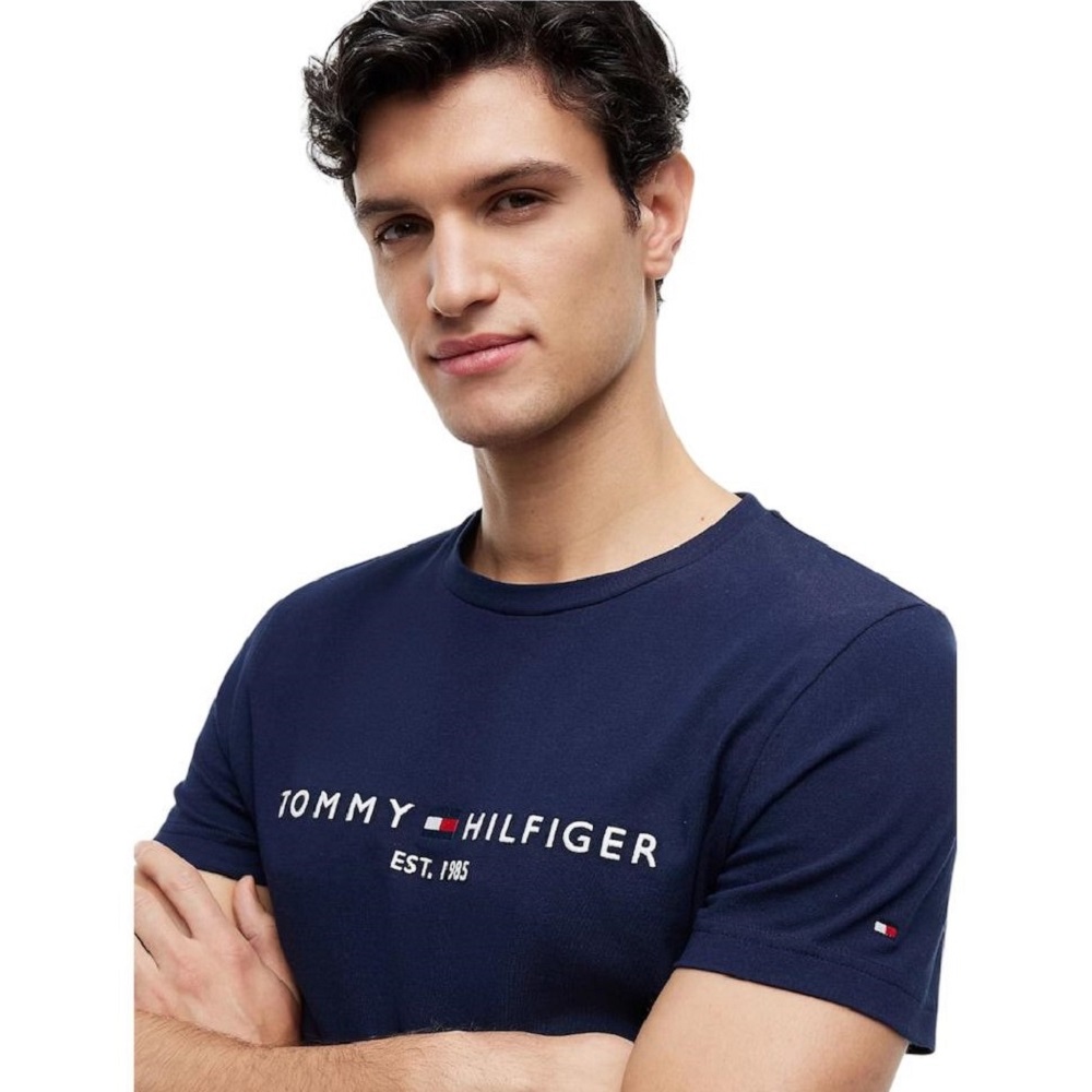 TOMMY HILFIGER</br>Tommy Hilfiger MW0MW11797-DCC Ανδρικό T-shirt Μπλε Slim