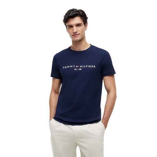 Tommy Hilfiger MW0MW11797-DCC Ανδρικό T-shirt Μπλε Slim