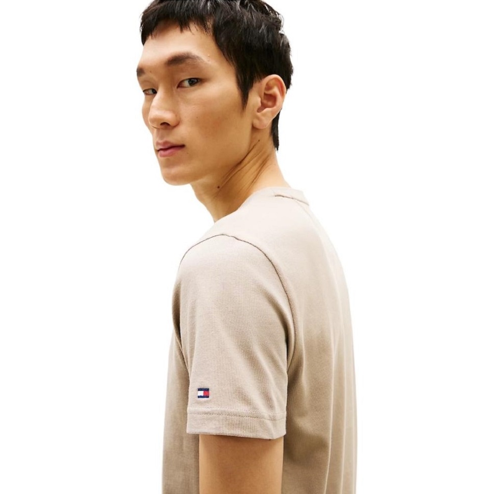 TOMMY HILFIGER</br>Tommy Hilfiger MW0MW11797-M03 Ανδρικό T-shirt Χακί Slim