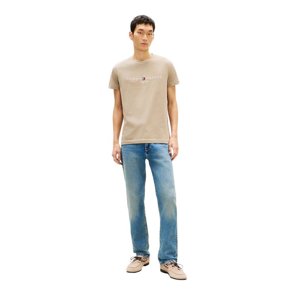 TOMMY HILFIGER</br>Tommy Hilfiger MW0MW11797-M03 Ανδρικό T-shirt Χακί Slim