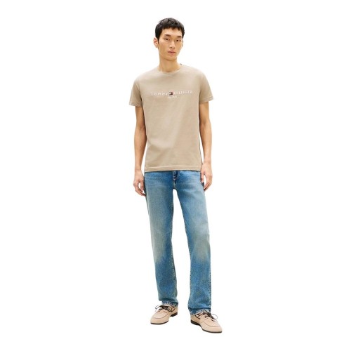 Tommy Hilfiger MW0MW11797-M03 Ανδρικό T-shirt Χακί Slim