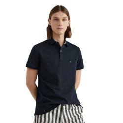 Ανδρικό Polo T-shirt Μπλε Regular MW0MW17770-DW5 Tommy Hilfiger