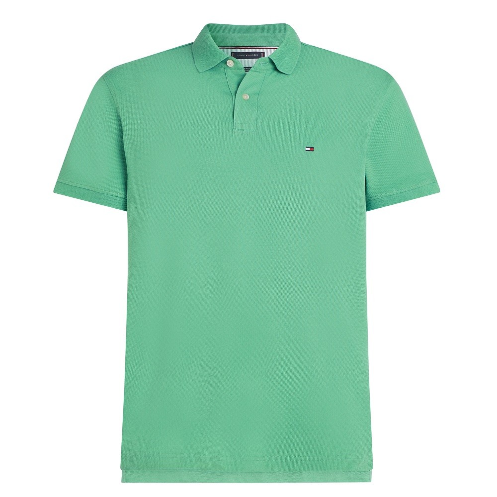 TOMMY HILFIGER</br>Ανδρικό Polo T-shirt Μέντα Regular MW0MW17770-L3J Tommy Hilfiger TOMMY HILFIGER</br>Ανδρικό Polo T-shirt Μέντα Regular MW0MW17770-L3J Tommy Hilfiger