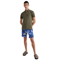 Ανδρικό Polo T-shirt Χακί Regular MW0MW17770-RBN Timberland