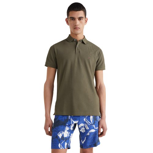 Ανδρικό Polo T-shirt Χακί Regular MW0MW17770-RBN Timberland Ανδρικό Polo T-shirt Χακί Regular MW0MW17770-RBN Timberland