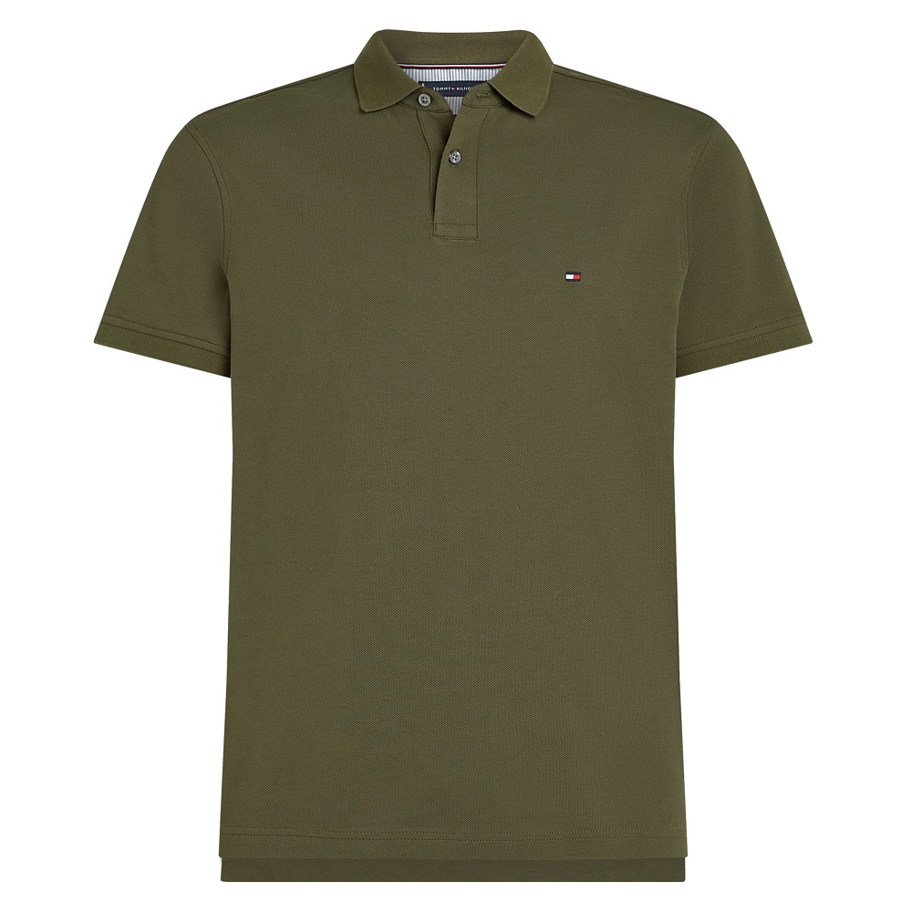 TOMMY HILFIGER</br>Ανδρικό Polo T-shirt Χακί Regular MW0MW17770-RBN Timberland TOMMY HILFIGER</br>Ανδρικό Polo T-shirt Χακί Regular MW0MW17770-RBN Timberland