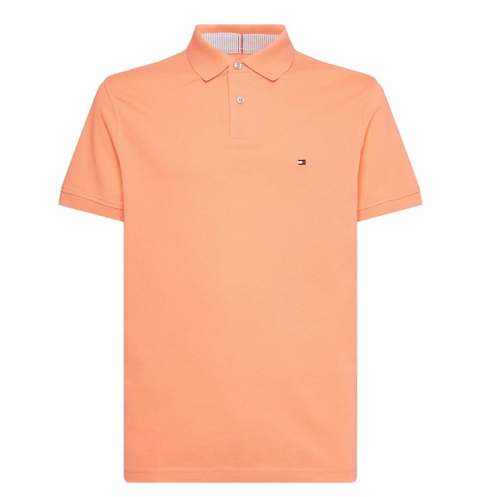 TOMMY HILFIGER</br>Ανδρικό Polo T-shirt Πορτοκαλί Regular MW0MW17770-TKL Tommy Hilfiger TOMMY HILFIGER</br>Ανδρικό Polo T-shirt Πορτοκαλί Regular MW0MW17770-TKL Tommy Hilfiger