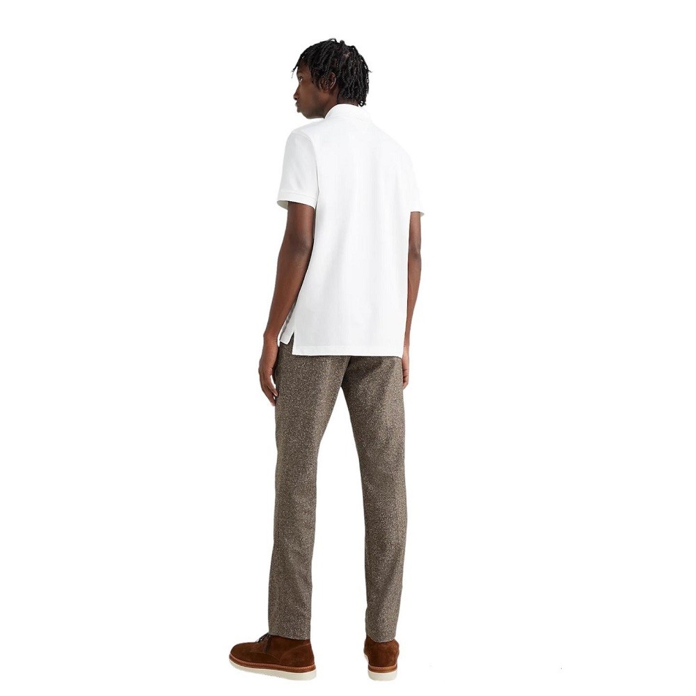 TOMMY HILFIGER</br>Ανδρικό Polo T-shirt Λευκό Regular MW0MW17770-YBR Tommy Hilfiger TOMMY HILFIGER</br>Ανδρικό Polo T-shirt Λευκό Regular MW0MW17770-YBR Tommy Hilfiger