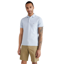 Ανδρικό Polo T-shirt Σιέλ Slim MW0MW17771-C10 Tommy Hilfiger