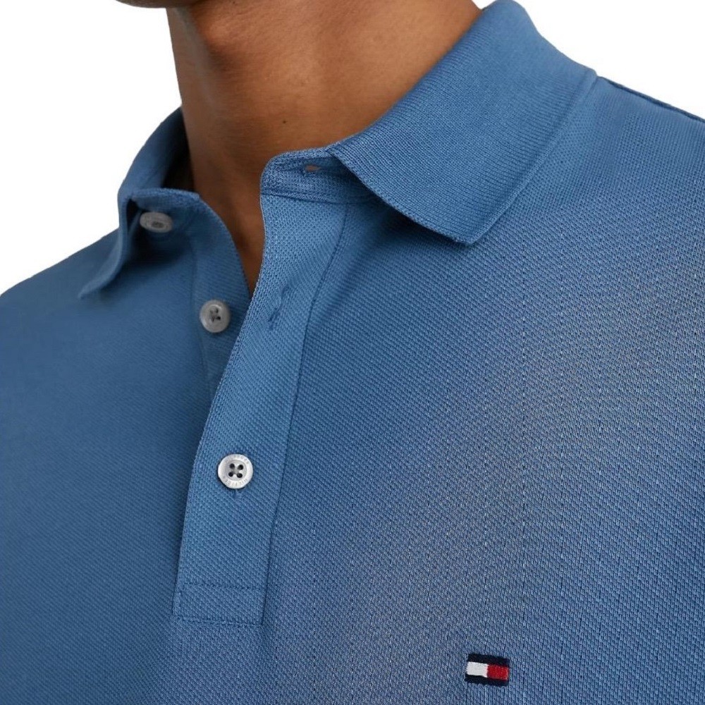 TOMMY HILFIGER</br>Ανδρικό Polo T-shirt Ραφ Slim MW0MW17771-DBX Tommy Hilfiger TOMMY HILFIGER</br>Ανδρικό Polo T-shirt Ραφ Slim MW0MW17771-DBX Tommy Hilfiger