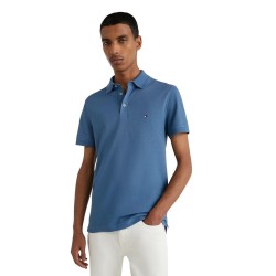 Ανδρικό Polo T-shirt Ραφ Slim MW0MW17771-DBX Tommy Hilfiger