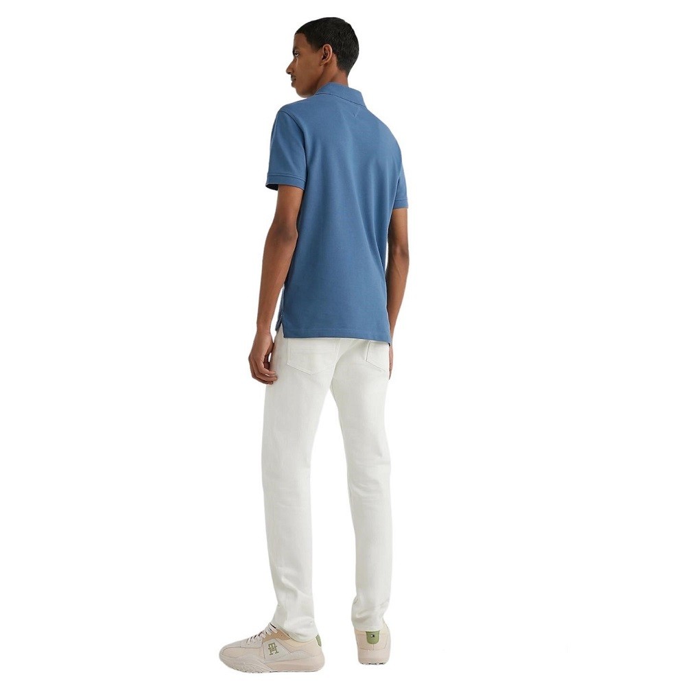 TOMMY HILFIGER</br>Ανδρικό Polo T-shirt Ραφ Slim MW0MW17771-DBX Tommy Hilfiger TOMMY HILFIGER</br>Ανδρικό Polo T-shirt Ραφ Slim MW0MW17771-DBX Tommy Hilfiger