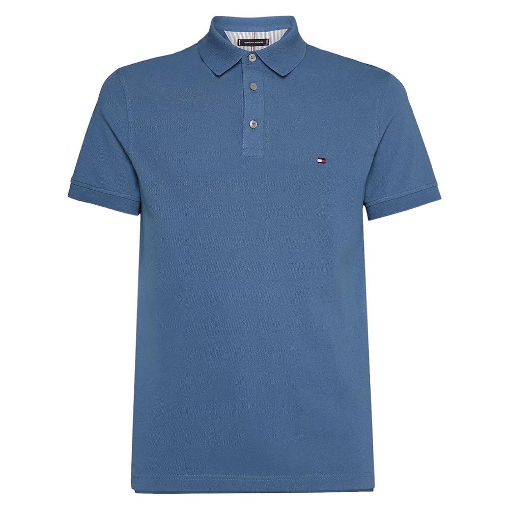 TOMMY HILFIGER</br>Ανδρικό Polo T-shirt Ραφ Slim MW0MW17771-DBX Tommy Hilfiger TOMMY HILFIGER</br>Ανδρικό Polo T-shirt Ραφ Slim MW0MW17771-DBX Tommy Hilfiger