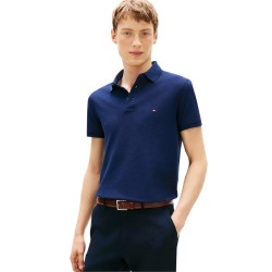 TOMMY HILFIGER</br>Tommy Hilfiger MW0MW17771-DCC Ανδρικό Polo T-shirt Μπλε Slim