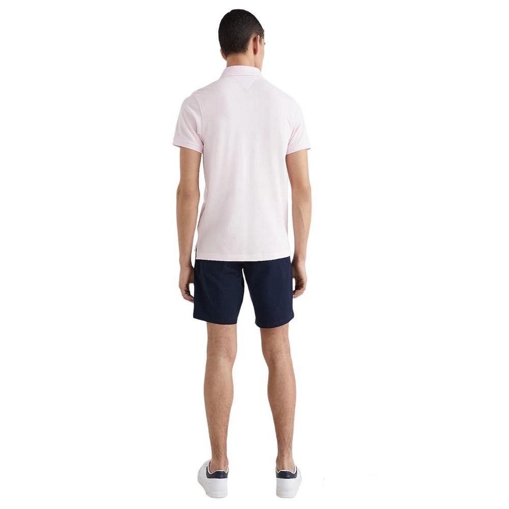 TOMMY HILFIGER</br>Ανδρικό Polo T-shirt Ροζ Slim MW0MW17771-TOG Tommy Hilfiger TOMMY HILFIGER</br>Ανδρικό Polo T-shirt Ροζ Slim MW0MW17771-TOG Tommy Hilfiger