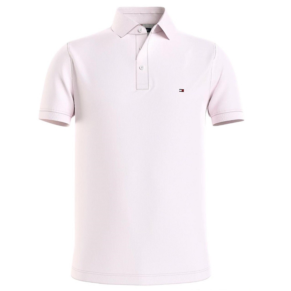 TOMMY HILFIGER</br>Ανδρικό Polo T-shirt Ροζ Slim MW0MW17771-TOG Tommy Hilfiger TOMMY HILFIGER</br>Ανδρικό Polo T-shirt Ροζ Slim MW0MW17771-TOG Tommy Hilfiger