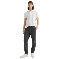 Ανδρικό Polo T-shirt Λευκό Slim MW0MW17771-YBR Tommy Hilfiger