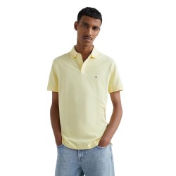 Ανδρικό Polo T-shirt Κίτρινο Slim MW0MW17771-ZHG Tommy Hilfiger