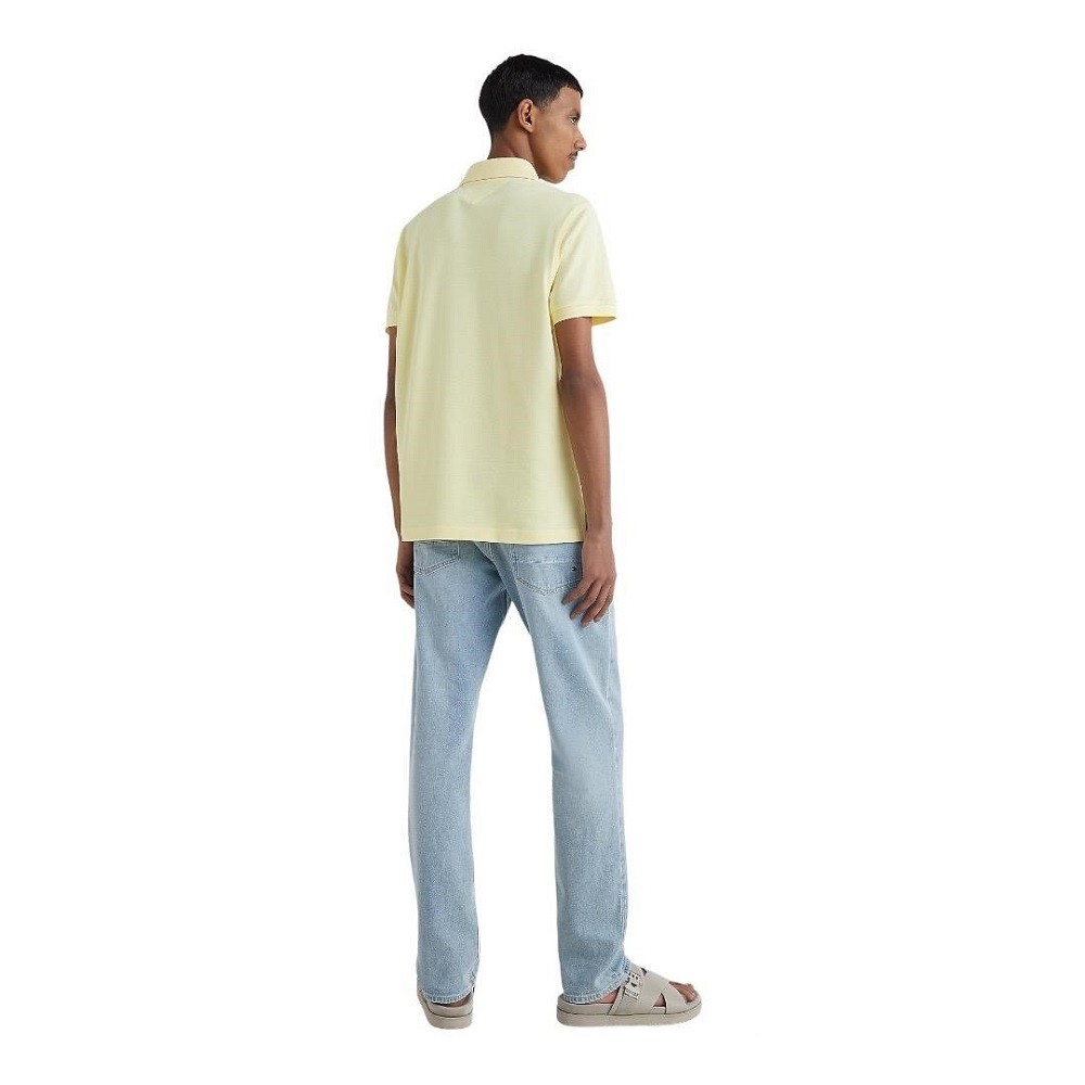 TOMMY HILFIGER</br>Ανδρικό Polo T-shirt Κίτρινο Slim MW0MW17771-ZHG Tommy Hilfiger TOMMY HILFIGER</br>Ανδρικό Polo T-shirt Κίτρινο Slim MW0MW17771-ZHG Tommy Hilfiger