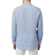 TOMMY HILFIGER</br>Ανδρικό Πουκάμισο Σιέλ Λινό Mao Collar Regular MW0MW18446-C1S Tommy Hilfiger TOMMY HILFIGER</br>Ανδρικό Πουκάμισο Σιέλ Λινό Mao Collar Regular MW0MW18446-C1S Tommy Hilfiger